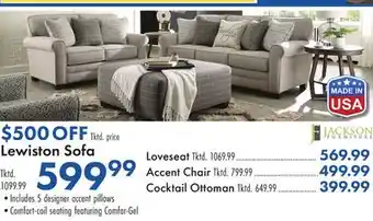 Boscov's Lewiston Sofa offer