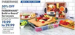 Boscov's FARBERWARE Build-a-Board Serveware offer