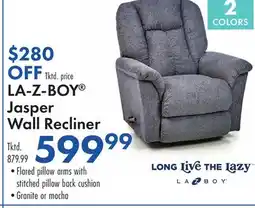 Boscov's LA-Z-BOY Jasper Wall Recliner offer