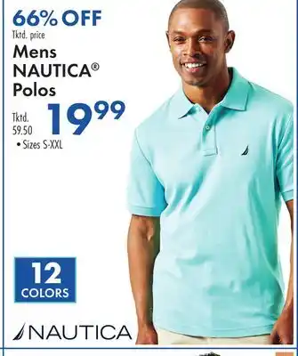 Boscov's Mens NAUTICA Polos offer