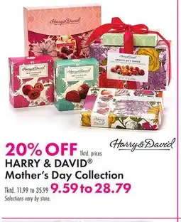 Boscov's HARRY & DAVID Mother's Day Collection offer