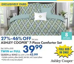 Boscov's ASHLEY COOPER 7-Piece Comforter Set offer