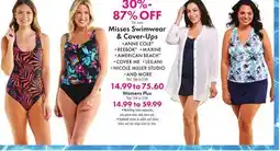 Boscov's Misses Swimwear & Cover-Ups offer