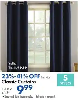Boscov's Classic Curtains offer