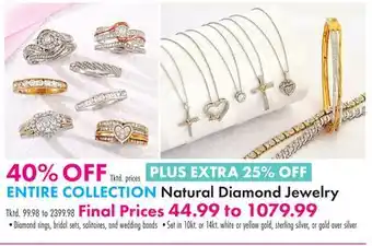Boscov's Natural Diamond Jewelry offer