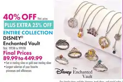 Boscov's DISNEY Enchanted Vault offer