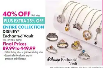 Boscov's DISNEY Enchanted Vault offer
