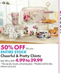 Boscov's Cheerful & Pretty Chintz offer
