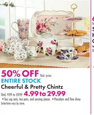 Boscov's Cheerful & Pretty Chintz offer