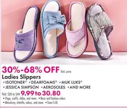 Boscov's Ladies Slippers offer