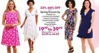 Boscov's Spring Dresses by offer