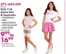 Boscov's Girls 7-16 Active Sets & Separates offer