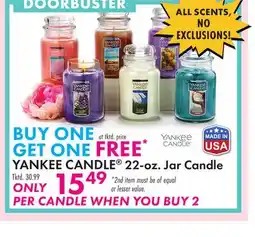 Boscov's YANKEE CANDLE 22-oz. Jar Candle offer