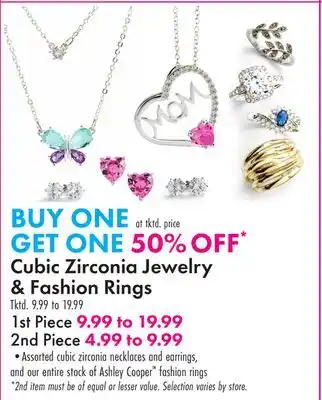 Boscov's Cubic Zirconia Jewelry & Fashion Rings offer
