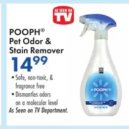 Boscov's POOPH Pet Odor & Stain Remover offer