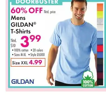 Boscov's Mens GILDAN T-Shirts offer