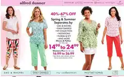 Boscov's Spring & Summer Separates by offer
