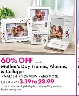 Boscov's Mother's Day Frames, Albums, & Collages offer