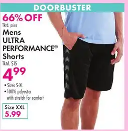 Boscov's Mens ULTRA PERFORMANCE Shorts offer