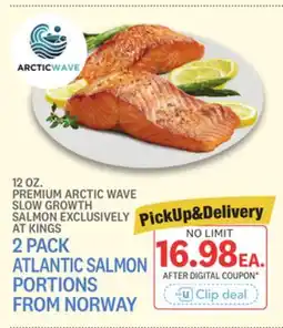 Kings Food Markets 2 PACK ATLANTIC SALMON PORTIONS FROM NORWAY offer
