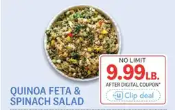 Kings Food Markets QUINOA FETA & SPINACH SALAD offer