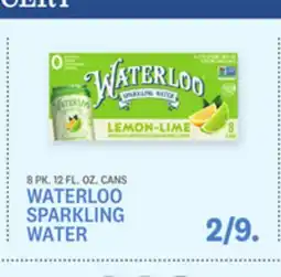 Kings Food Markets WATERLOO SPARKLING WATER offer
