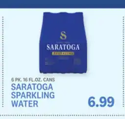 Kings Food Markets SARATOGA SPARKLING WATER offer