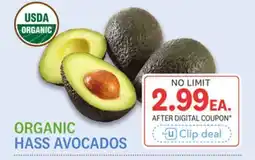 Kings Food Markets ORGANIC HASS AVOCADOS offer