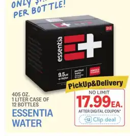 Kings Food Markets ESSENTIA WATER offer