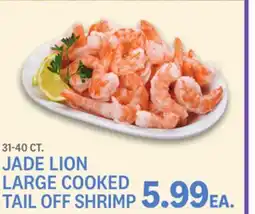 Kings Food Markets JADE LION LARGE COOKED TAIL OFF SHRIMP offer