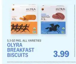 Kings Food Markets OLYRA BREAKFAST BISCUITS offer