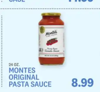 Kings Food Markets MONTES ORIGINAL PASTA SAUCE offer