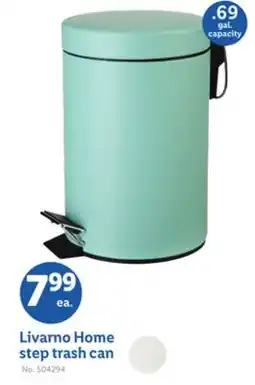 Lidl Livarno Home step trash can offer
