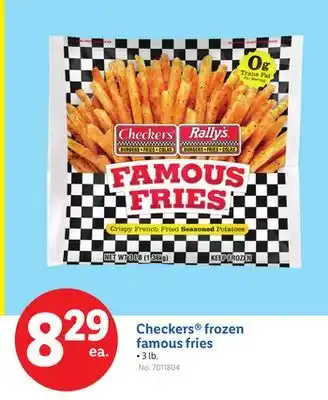 Lidl Checkers frozen famous fries offer