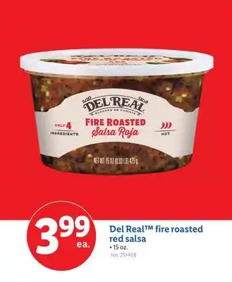 Lidl Del Real fire roasted red salsa offer