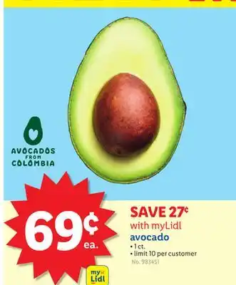 Lidl avocado offer
