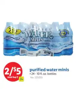 Lidl purified water minis offer