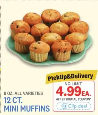 Kings Food Markets 12 CT. MINI MUFFINS offer
