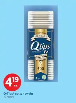 Lidl Q-Tips cotton swabs offer