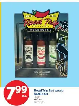 Lidl Road Trip hot sauce bottle set offer