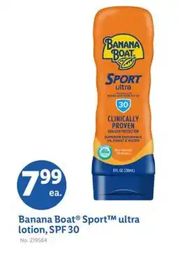 Lidl Banana Boat Sport ultra lotion, SPF 30 offer