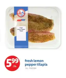 Lidl fresh lemon pepper tilapia offer
