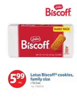 Lidl Lotus Biscoff cookies, family size offer