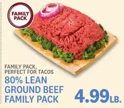 Kings Food Markets 80% LEAN GROUND BEEF offer