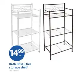 Lidl Bath Bliss 3 tier storage shelf offer