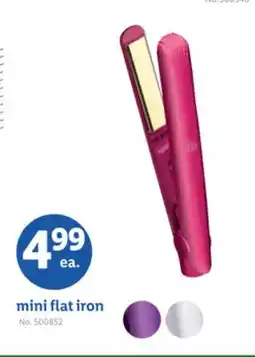 Lidl mini flat iron offer