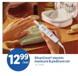 Lidl SilverCrest electric manicure & pedicure set offer