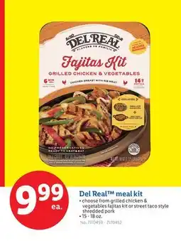 Lidl Del Real meal kit offer