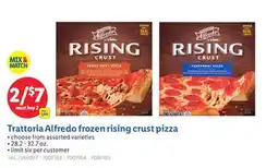 Lidl Trattoria Alfredo frozen rising crust pizza offer