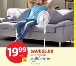 Lidl oscillating fan offer
